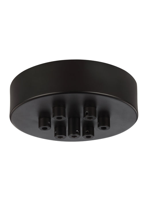 Generation Lighting - MPC07ORB - Seven Light Multi-Port Canopy with Swag Hooks - Multi-Port Canopies - Oil Rubbed Bronze