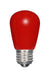 Satco - S9170 - Light Bulb - Ceramic Red