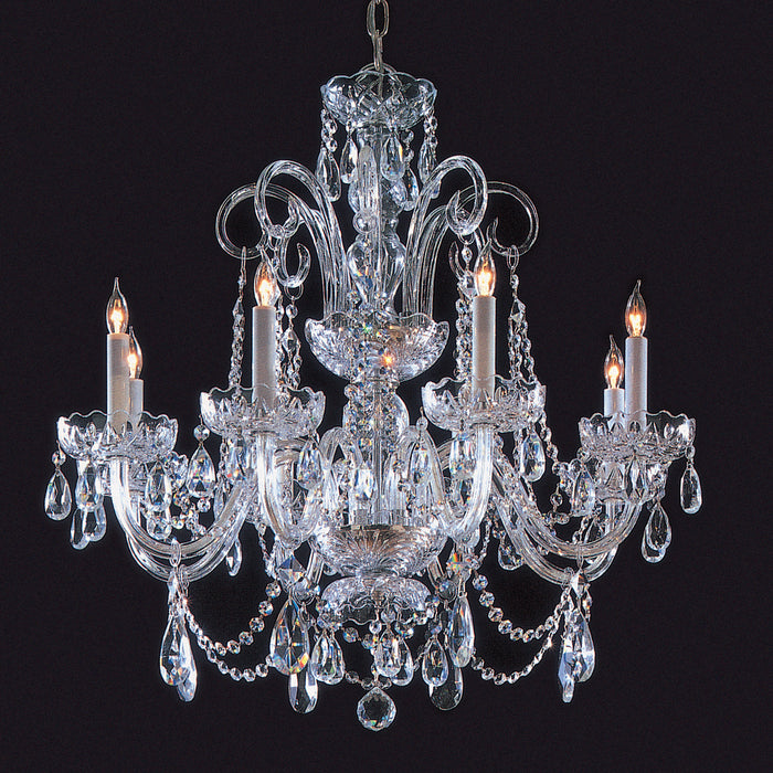 Eight Light Chandelier-Mid. Chandeliers-Crystorama-Lighting Design Store