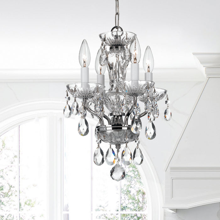 Four Light Mini Chandelier-Mini Chandeliers-Crystorama-Lighting Design Store