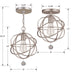 One Light Ceiling Mount-Flush Mounts-Crystorama-Lighting Design Store