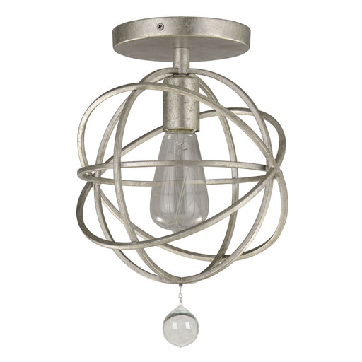 Crystorama - 9220-OS_CEILING - One Light Ceiling Mount - Solaris - Olde Silver