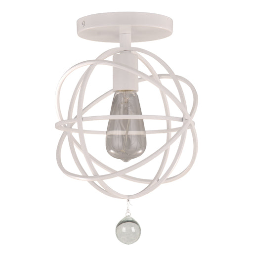 Crystorama - 9220-WW_CEILING - One Light Ceiling Mount - Solaris - Wet White