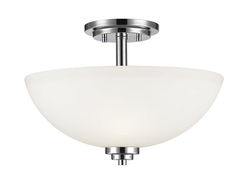 Ashton Three Light Semi Flush Mount