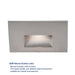 W.A.C. Lighting - WL-LED100F-BL-SS - LED Step and Wall Light - Ledme Step And Wall Lights - Stainless Steel