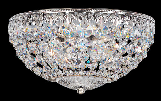 Schonbek - 1560-40S - Four Light Flush Mount - Petit Crystal - Polished Silver