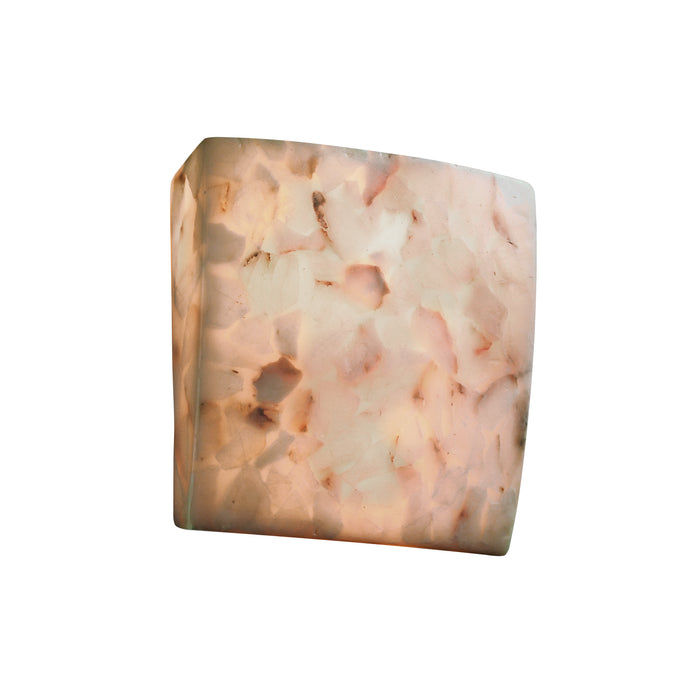 Justice Designs - ALR-5120-LED1-1000 - LED Wall Sconce - Alabaster Rocks!