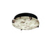 Justice Designs - ALR-5545-DBRZ-LED2-2000 - LED Flush-Mount - Alabaster Rocks! - Dark Bronze