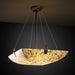 Justice Designs - ALR-9621-25-DBRZ-LED3-3000 - LED Pendant - Alabaster Rocks! - Dark Bronze