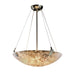 Justice Designs - ALR-9622-35-NCKL-LED5-5000 - LED Pendant - Alabaster Rocks! - Brushed Nickel