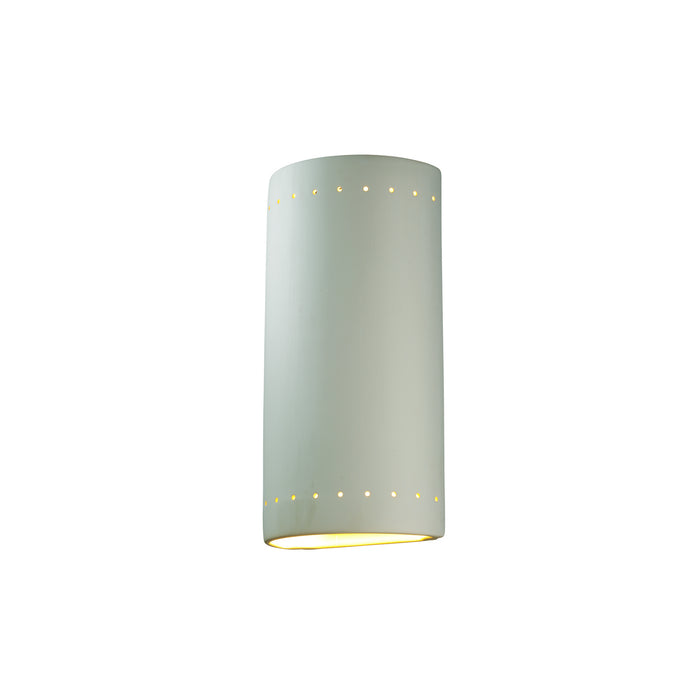 Justice Designs - CER-1195-BIS-LED2-2000 - LED Lantern - Ambiance - Bisque