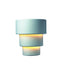 Justice Designs - CER-2235-BIS-LED2-2000 - LED Lantern - Ambiance - Bisque