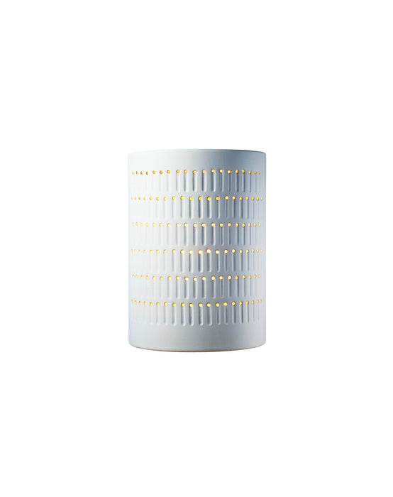 Justice Designs - CER-2295-BIS-LED2-2000 - LED Lantern - Ambiance - Bisque