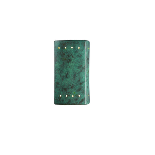 Justice Designs - CER-5920-PATV-LED1-1000 - LED Wall Sconce - Ambiance - Verde Patina
