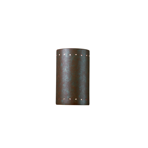Justice Designs - CER-5995-PATR-LED1-1000 - LED Wall Sconce - Ambiance - Rust Patina
