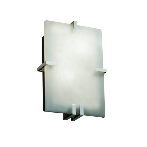Justice Designs - CLD-5551-NCKL - Wall Sconce - Clouds - Brushed Nickel