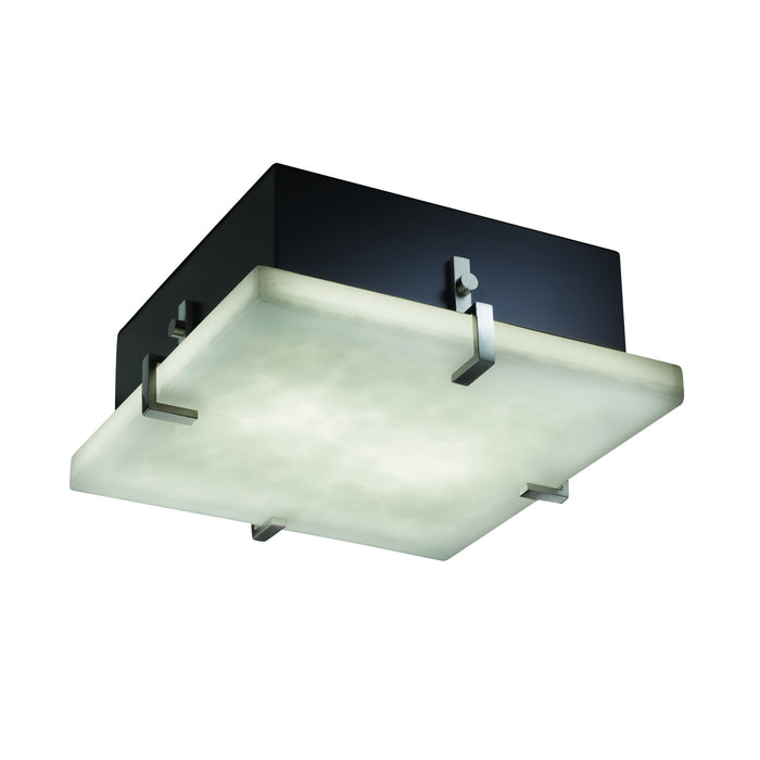 Justice Designs - CLD-5555-NCKL-LED2-2000 - LED Flush-Mount - Clouds - Brushed Nickel