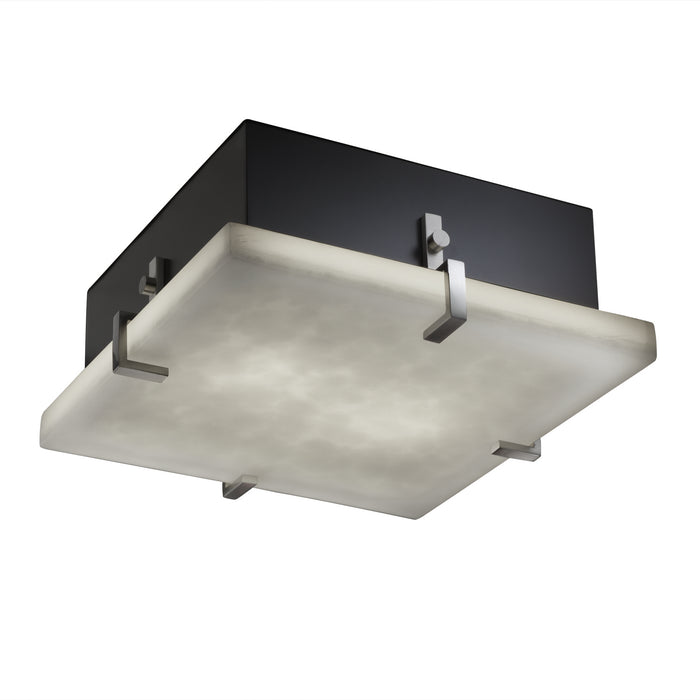 Justice Designs - CLD-5557-NCKL - Flush-Mount - Clouds - Brushed Nickel