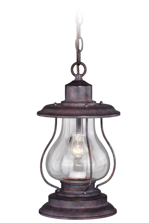 Vaxcel - T0219 - One Light Outdoor Pendant - Dockside - Weathered Patina