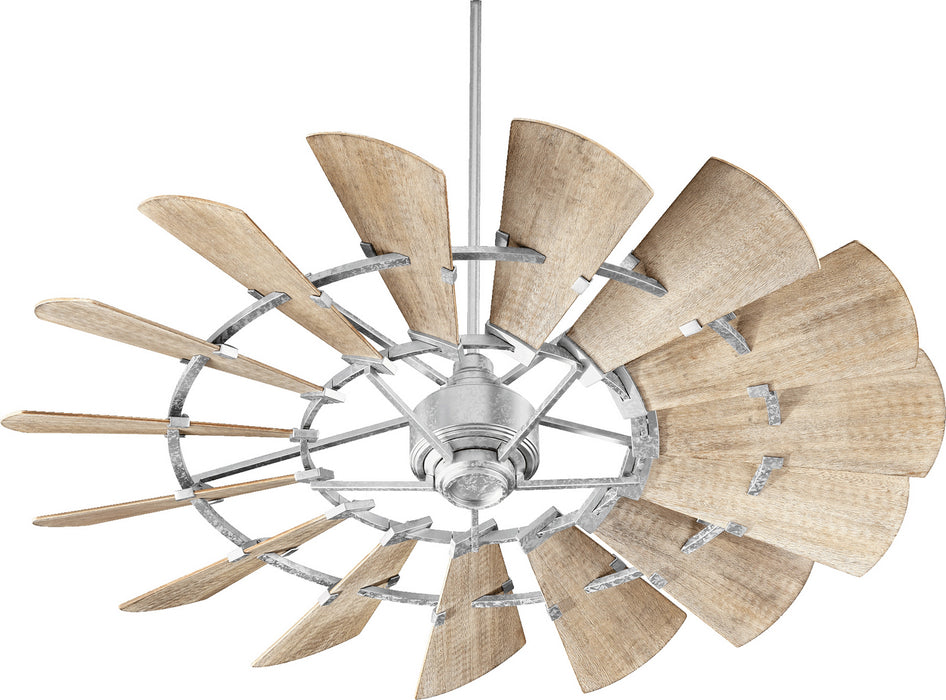 Quorum - 96015-9 - 60``Ceiling Fan - Windmill - Galvanized
