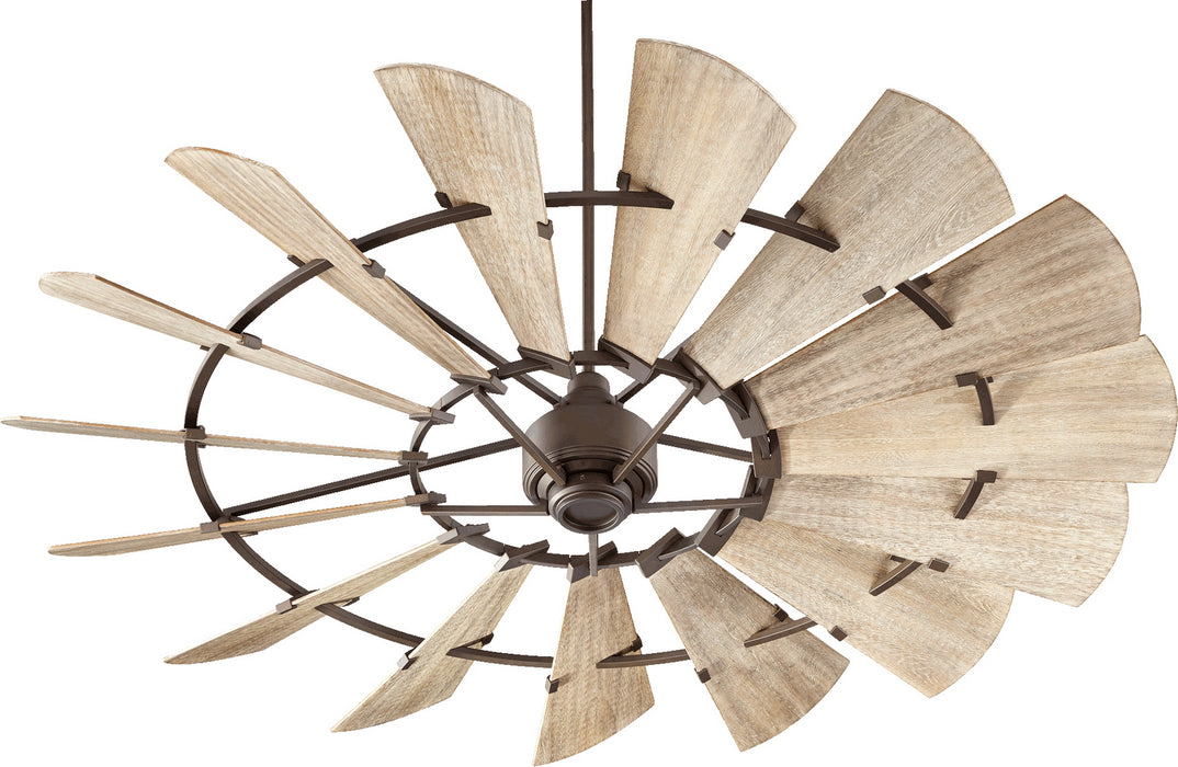 Quorum - 97215-86 - 72``Ceiling Fan - Windmill - Oiled Bronze