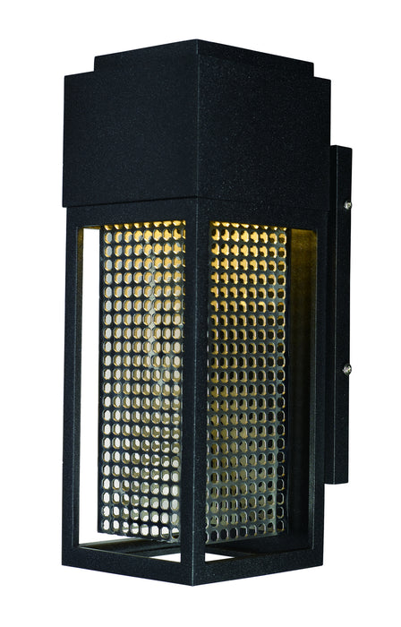 Maxim - 53597GBKSST - LED Outdoor Wall Sconce - Townhouse - Galaxy Black / Stainless Steel
