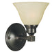 Framburg - 2421 SBR/AM - One Light Wall Sconce - Taylor - Siena Bronze with Amber Marble Glass Shade