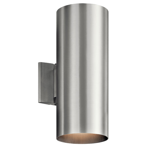 Kichler - 9246BA - Two Light Outdoor Wall Mount - No Family - Brushed Aluminum