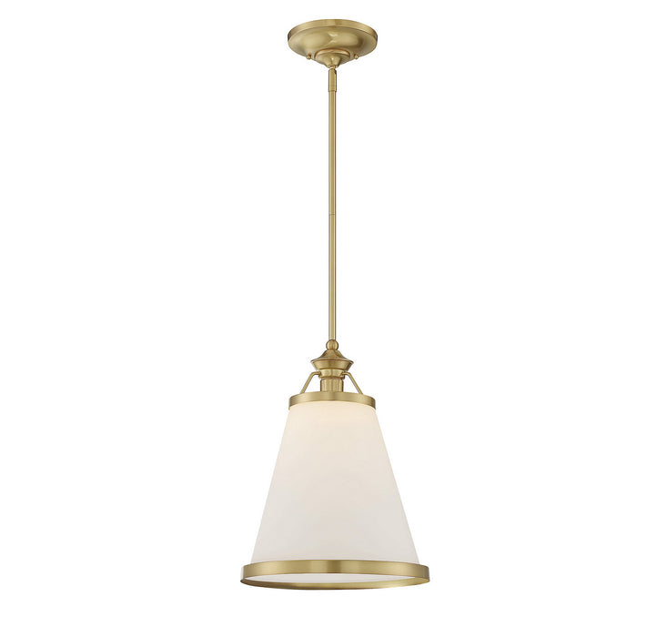 Savoy House - 7-130-1-63 - One Light Pendant - Ashmont - Warm Brass Lustre