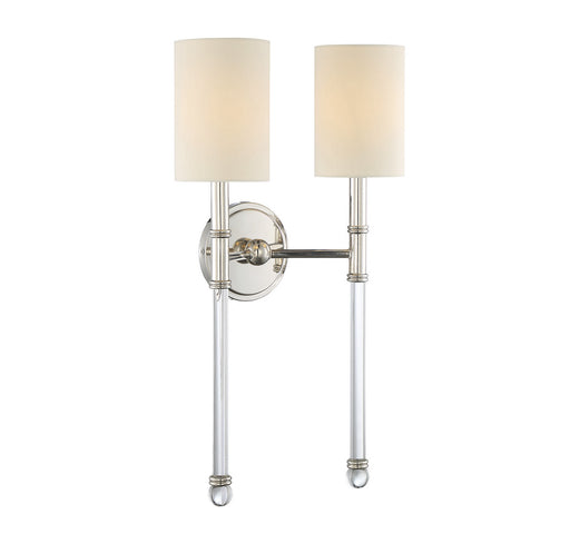 Savoy House - 9-103-2-109 - Two Light Wall Sconce - Fremont - Polished Nickel