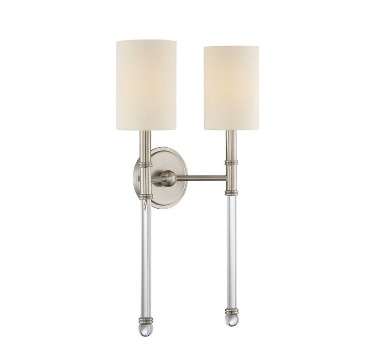Savoy House - 9-103-2-SN - Two Light Wall Sconce - Fremont - Satin Nickel