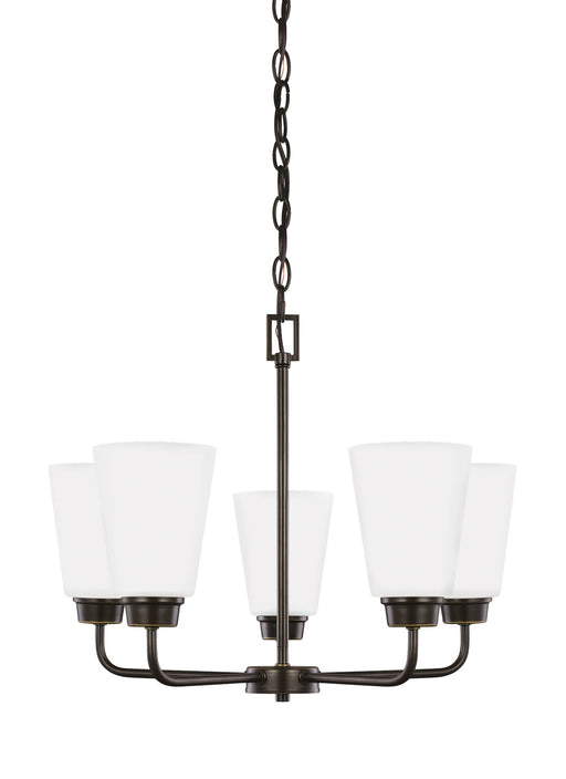 Generation Lighting - 3115205-710 - Five Light Chandelier - Kerrville - Bronze