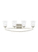 Generation Lighting - 4424504-962 - Four Light Wall / Bath - Hanford - Brushed Nickel