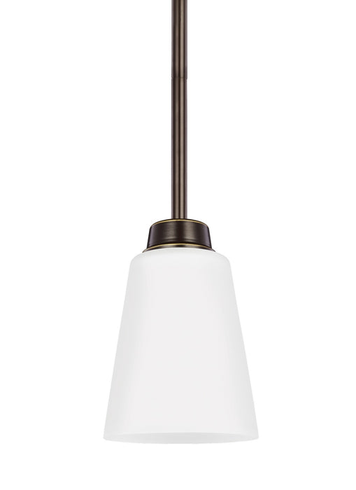 Generation Lighting - 6115201-710 - One Light Mini-Pendant - Kerrville - Bronze