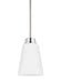 Generation Lighting - 6115201-962 - One Light Mini-Pendant - Kerrville - Brushed Nickel