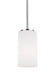 Generation Lighting - 6124601-962 - One Light Mini-Pendant - Alturas - Brushed Nickel