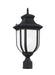Generation Lighting - 8236301-12 - One Light Outdoor Post Lantern - Childress - Black