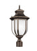 Generation Lighting - 8236301-71 - One Light Outdoor Post Lantern - Childress - Antique Bronze