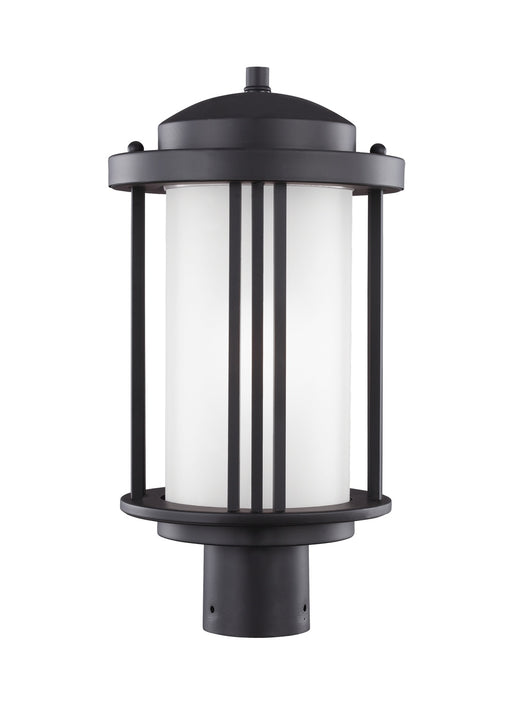 Generation Lighting - 8247901-12 - One Light Outdoor Post Lantern - Crowell - Black