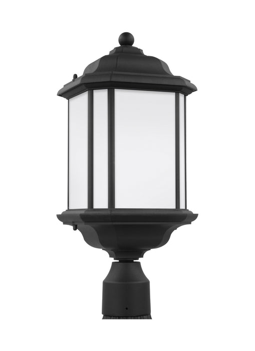 Generation Lighting - 82529-12 - One Light Outdoor Post Lantern - Kent - Black