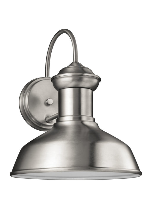 Generation Lighting - 8547701-04 - One Light Outdoor Wall Lantern - Fredricksburg - Satin Aluminum