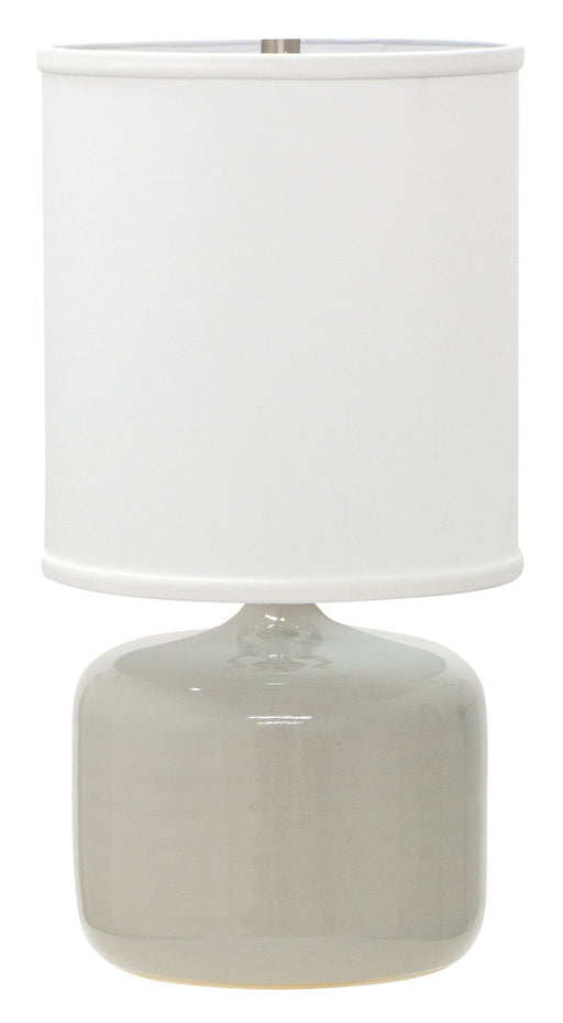 House of Troy - GS120-GG - One Light Table Lamp - Scatchard - Gray Gloss