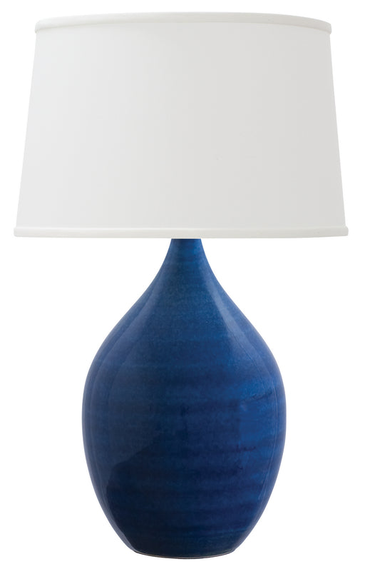 House of Troy - GS402-BG - One Light Table Lamp - Scatchard - Blue Gloss