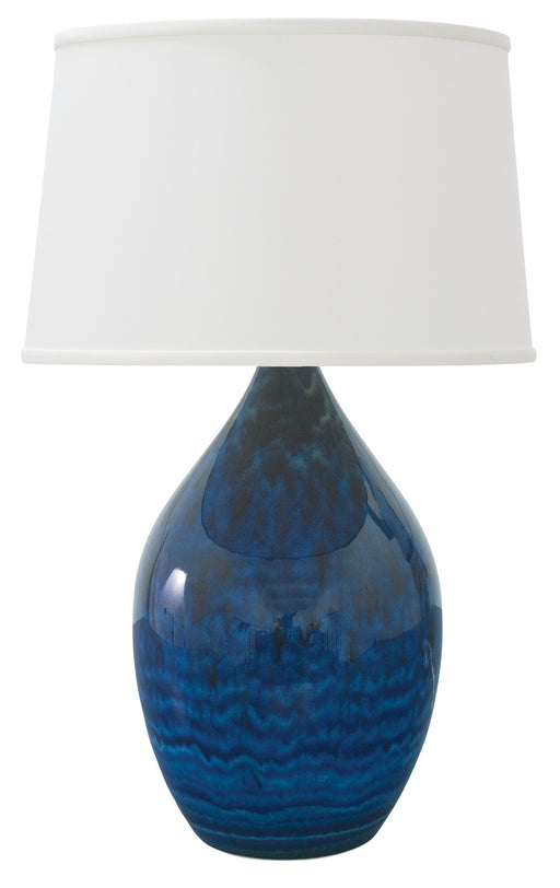 House of Troy - GS402-MID - One Light Table Lamp - Scatchard - Midnight Blue