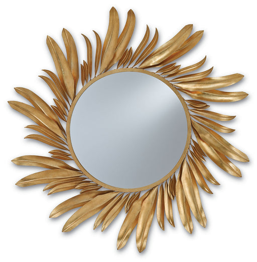 Currey and Company - 1108 - Mirror - Folium - Gold Leaf/Mirror