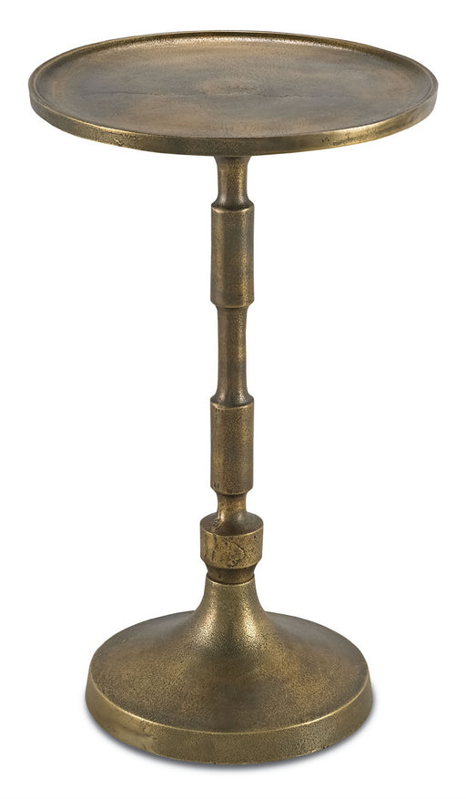 Currey and Company - 4189 - Accent Table - Pascal - Brass