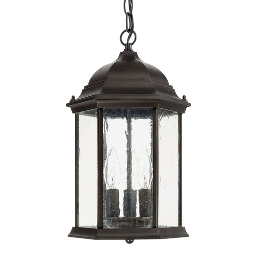 Capital Lighting - 9836OB - Three Light Outdoor Hanging Lantern - Main Street - Old Bronze