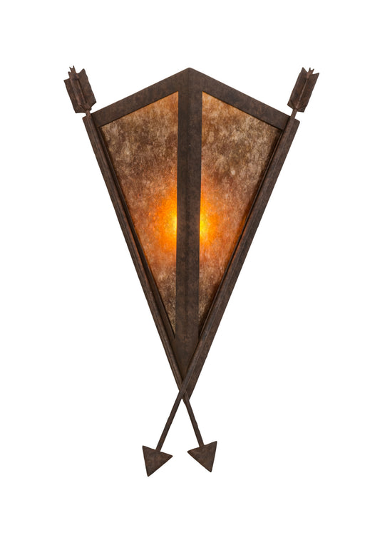 Meyda Tiffany - 116062 - One Light Wall Sconce - Desert Arrow - Rust