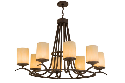 Meyda Tiffany - 165224 - Eight Light Chandelier - Octavia - Brushed Nickel