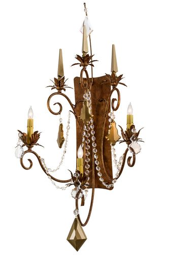 Three Light Wall Sconce